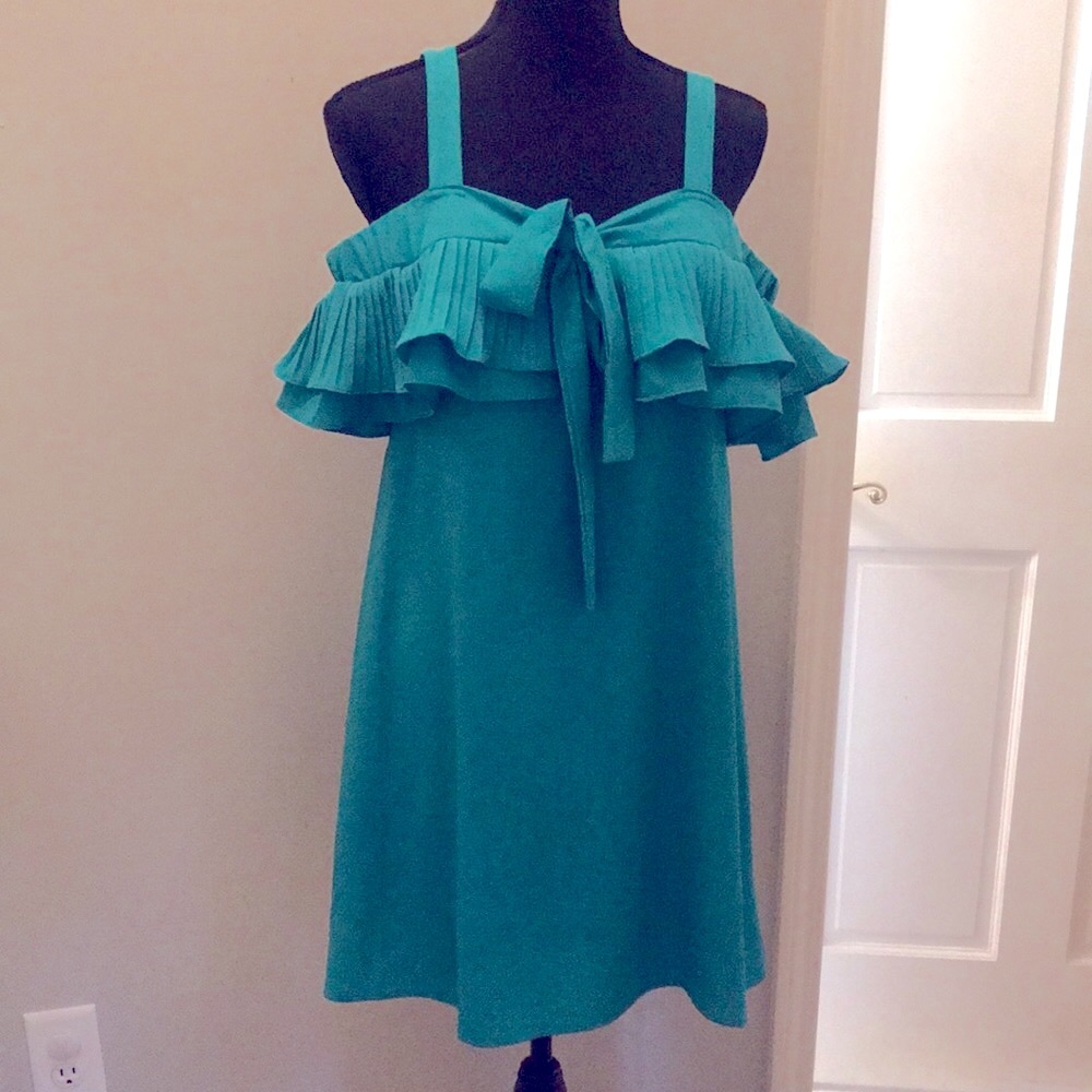 Entro teal dress